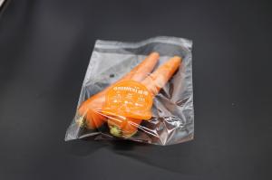China Transparent OPP Packaging Bag Fresh Fruit Vegetables Packaging Breathable Plastic Bag on sale