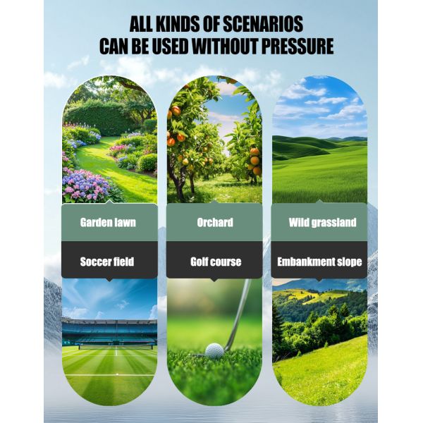 Zero Turn All Terrain 800/1200mm CE EPA Gasoline Engine 4-Stroke Cordless Remote Control Robot Rotary Blade Lawn Mower