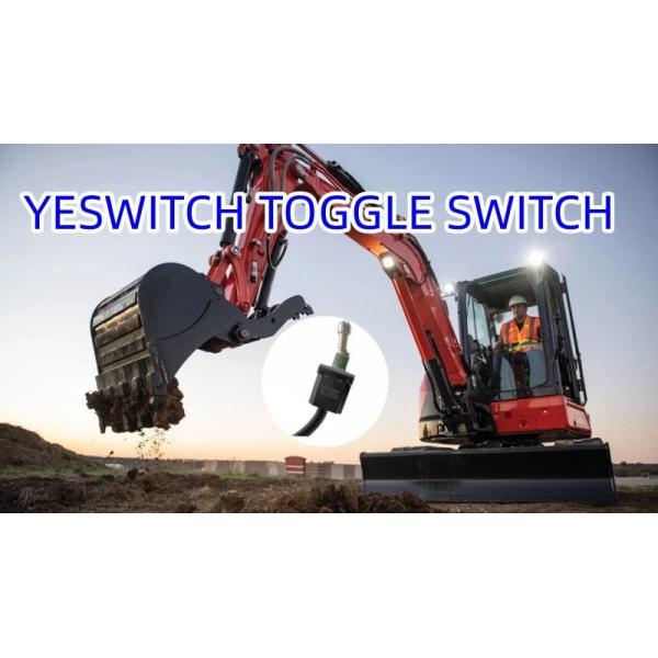 SPST On-Off Toggle Switch Locking-Long Handle 15A 250VAC 2 POS