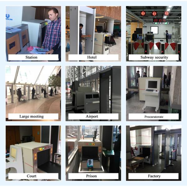 UB 600 Walk Through Metal Detector 6/12/18 Zones Easy Assembly With LCD Screen