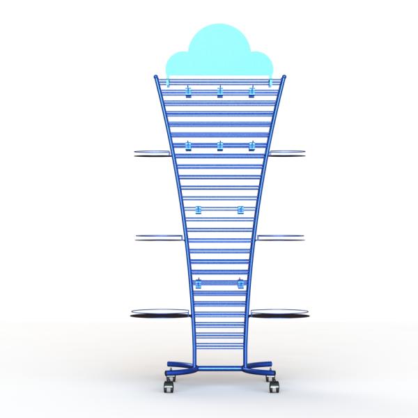 Custom Pans Metal Floor Display Stands Wire Metal Shelves And Wire Pegs