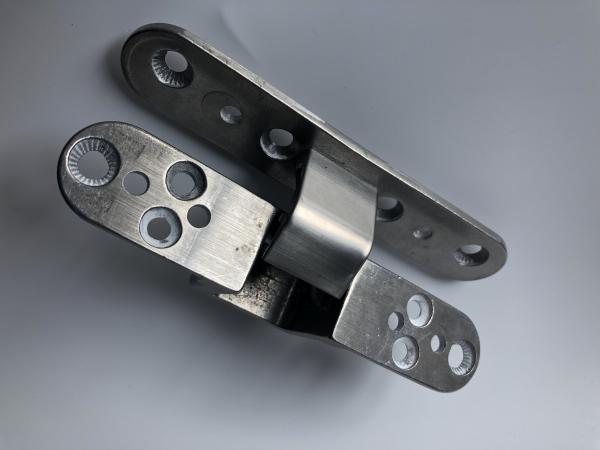 Quality 145x28x4.0mm 180 Degree Concealed Door Hinge / Invisible Cabinet Hinges for sale