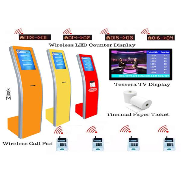 Token Display Queue Management System With Ticket Dispensing Printer Machine