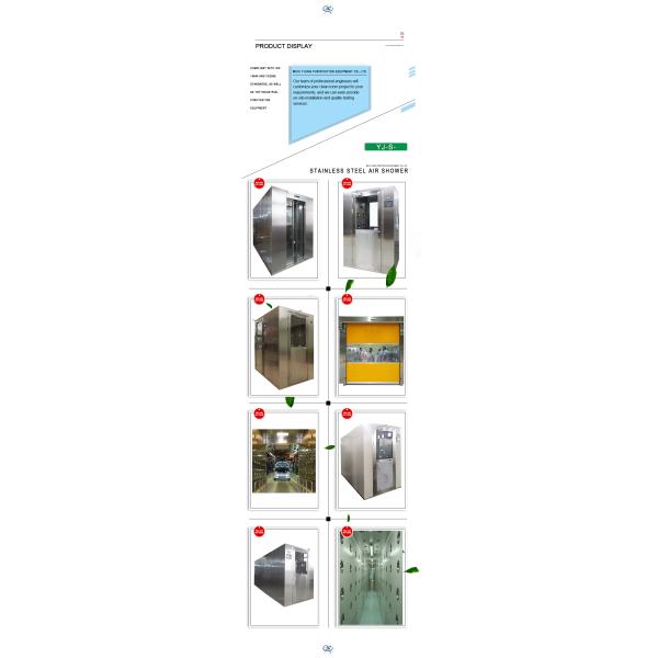 Stainless Steel 1200kg Portable Air Shower Room 2.2kw