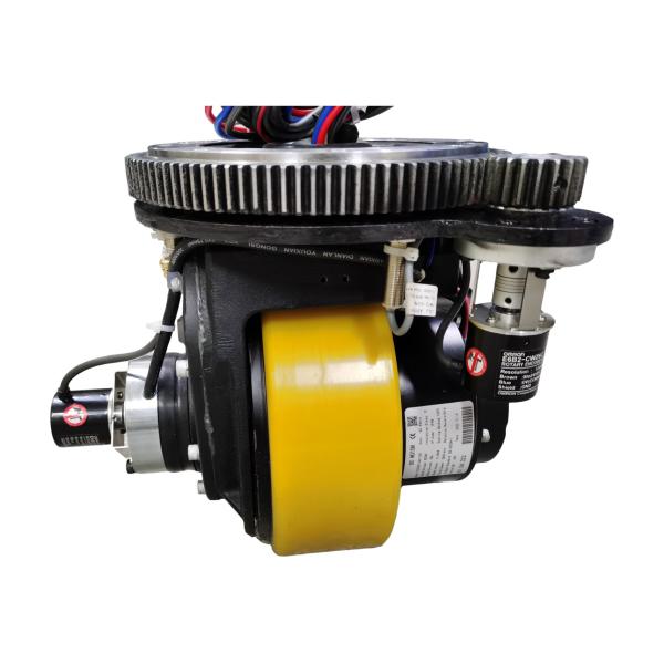 Brushless Rueda Grua Warehouse AGV Drive Wheel Assemblies Delivery Robot Swivel Casters
