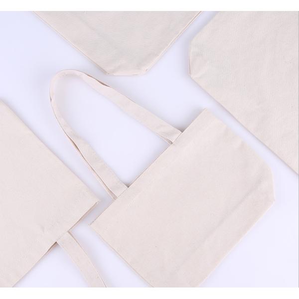 Plain Canvas Shopping Bag , Personalized Reusable Shopping Tote Bags