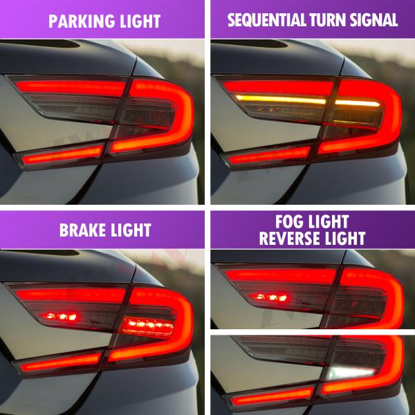 Car Tail Light 2022 model For Honda 11th generation Civic LED headlamp dual lens assembly modification