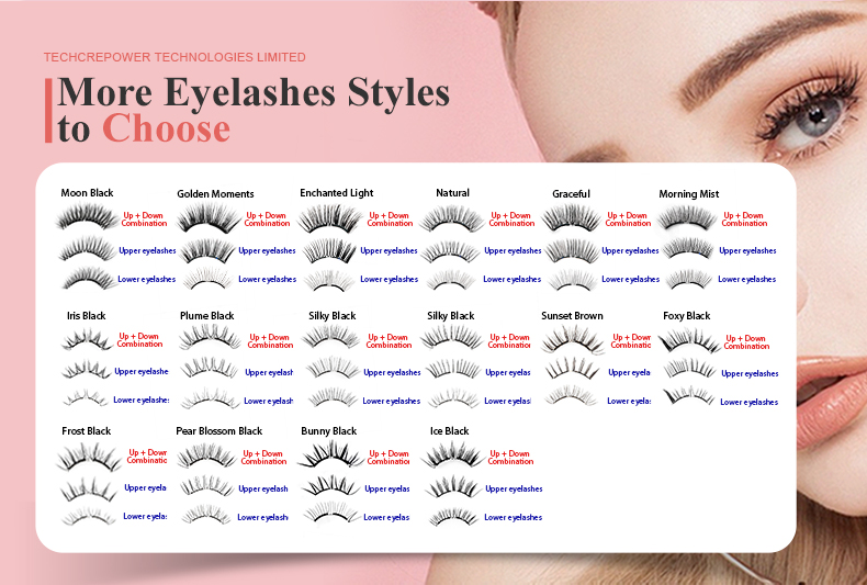Reusable Soft Custom Magnetic Lashes No Glue Needed Easy To Remove For Beginners