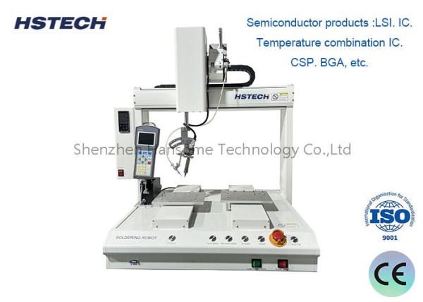 High Precision Automatic Soldering Robot with Manual Programming Teaching Box