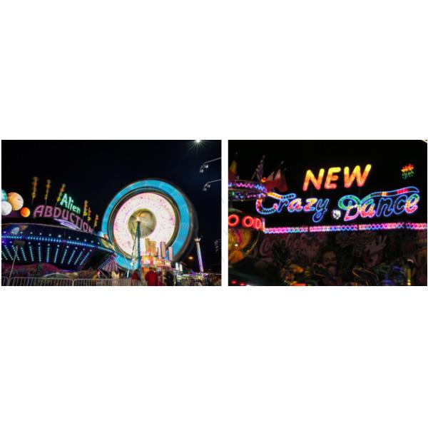 Smart Color Changing Rgb LED pixel light , 6pcs LED module 5050 Ride Fun Fair