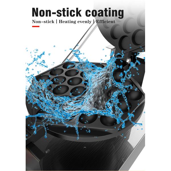 Commercial Snack Machine Electric Egg Cake Pancake Puff Maker Seed Machine Waffle Maker
