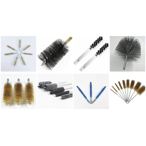Stainless Steel Twisted Wire Tube Cleaning Brush Custom Size Durable