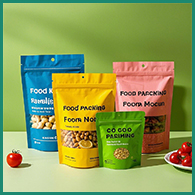 Stand Up Pouch PE AL Plastic Bag Custom Made Local UV Dumb Bright Holographic Effect Dense Self Supporting Food Grade Mylar Bag