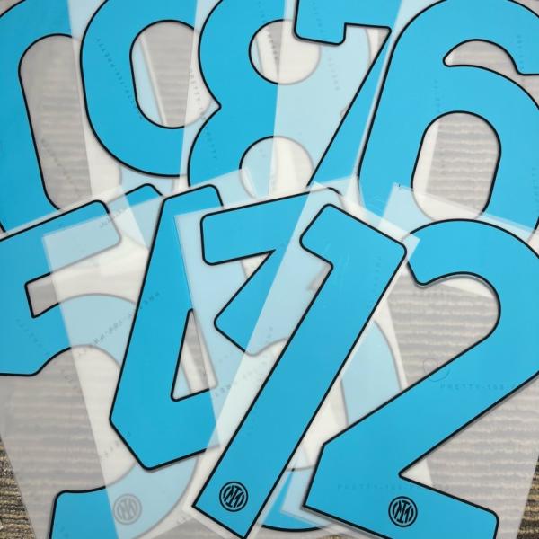 Machine Washable Pressure Sensitive Heat Transfer Numbers in Multiple Colors for Custom Screen-Printed Jersey Logos