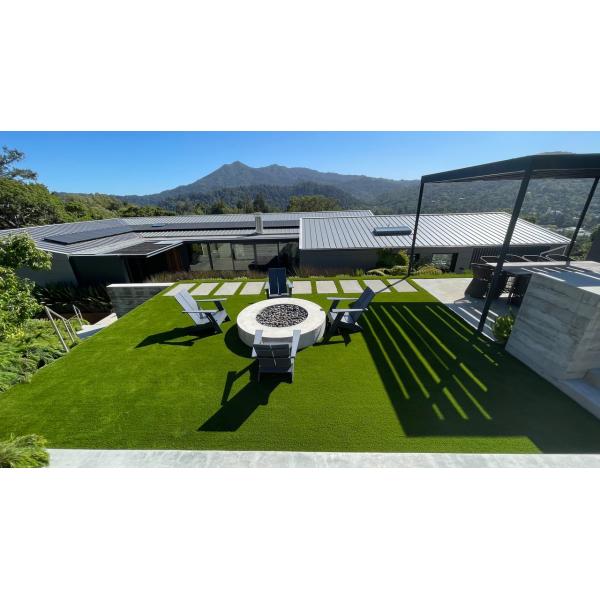 C Type Structure Garden Artificial Grass Synthetic Turf Carpet Water Retention