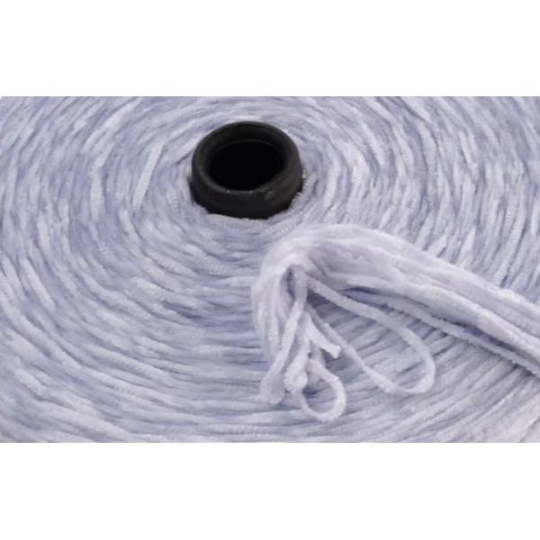 6NM 2mm Chenille Fancy Yarn Environmentally Fine Terylene Cotton Chenille Thread For Sofa