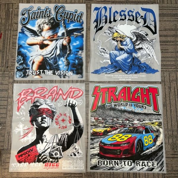 Custom DTF Heat Transfer Stickers with High-Resolution Printing, Machine Washable and High Stretch for T-Shirts