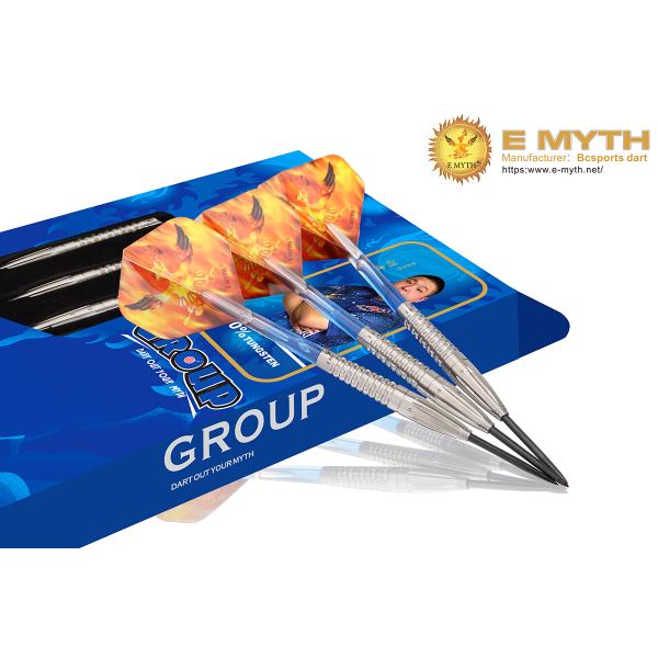 E Myth Professional Dart Player Hu Jun Steel Tip Tungsten Darts Set