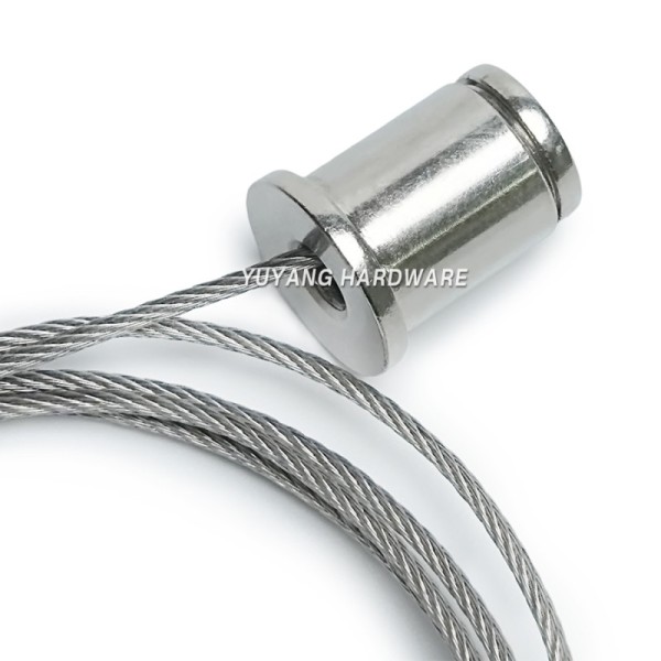 Ceiling Hook Hanging Cable Kit for Billboard, Acoustic Panel, Sign Adjustable Snap Hook with Steel Cable Suspension Kit
