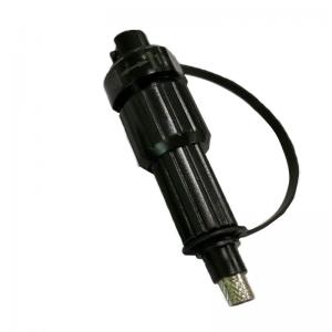 China SC IP68 WaterProof Black Connector Optical Fiber Patch Cord For Outdoor Application on sale