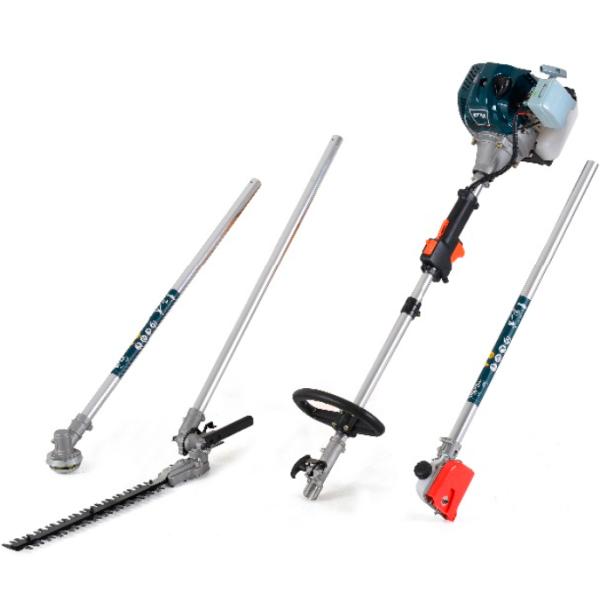 Height Adjustable Anti Slip 2 Stroke Brush Cutter 1.35KW multi function 8 in 1 shrub scissors grass trimmer
