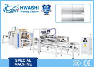 China Automatic Wire-Dropping Wire Basket Mesh Welding Machine With Bending Station on sale