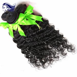China Real Virgin Indian Hair Extensions with Clips , Indian Deep Wave Virgin Hair on sale