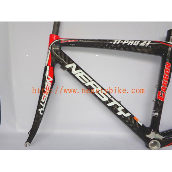 RB-NT11bicycle parts carbon frame 12k carbon 48cm cycling road frame(red and black)
