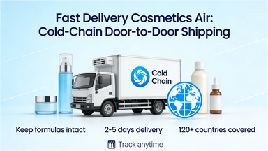 Fast Delivery Cosmetics Air Express Freight Temperature Controlled Freight Door To Door Service