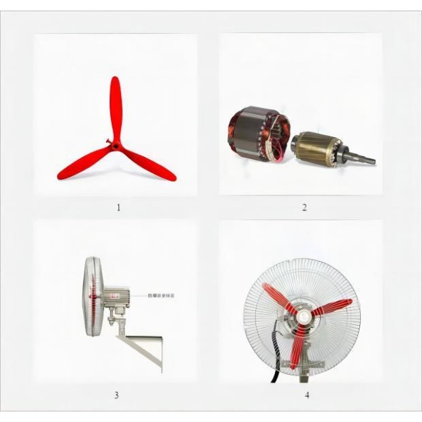 ATEX Aluminum Explosion Proof Oscillating Fan Ventilator Wall Mounted