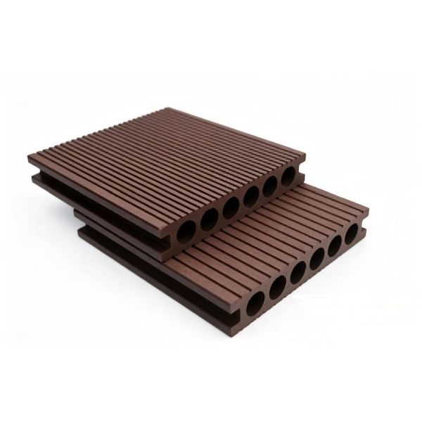 First Generation Circular Hole Vertical Pattern Outdoor WPC Flooring