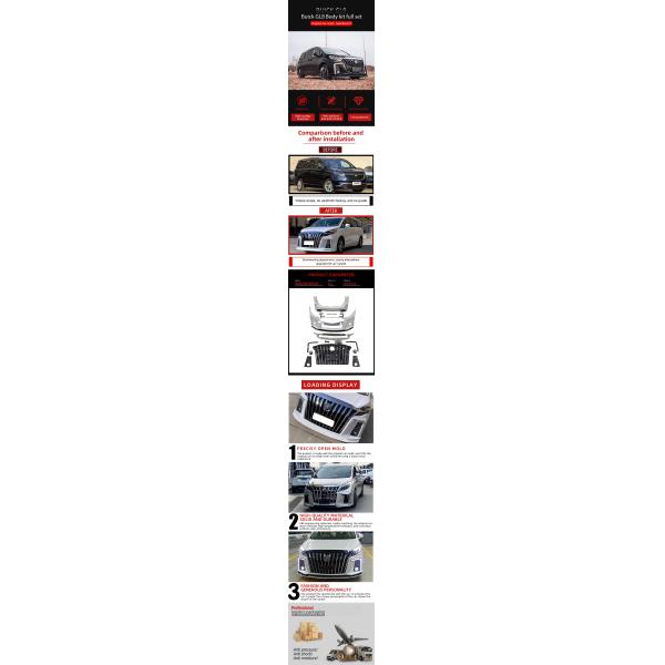 ABS Automotive Body Kits With Angular Lines For Buick GL8