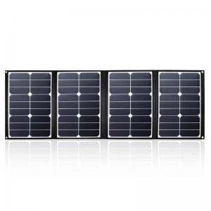 PVDF Portable 80w Foldable Solar Panel Charger With DC And USB Output