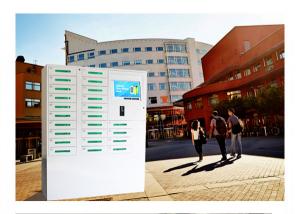 China 24 Box Cell Phone Charging Kiosk / Valet Charging Station For School University Library Vending Machine Kiosk on sale