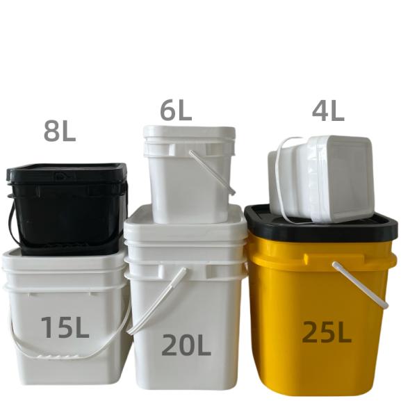 Square Plastic Bucket with Cover The Ultimate Fertilizer Container