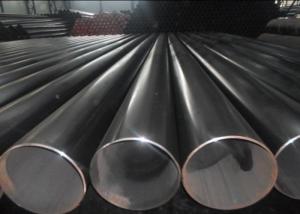 Buy cheap Grade B ASTM A53 ERW Steel Pipe , Welded Black Steel Pipe product