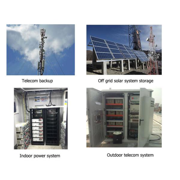 24V 100Ah Lifepo4 Telecom Battery Backup Systems 25.6V