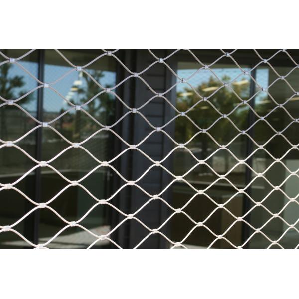 Hand Woven Stainless Steel Safety Net Corrosion Resistant With 1.2mm-3.2mm Wire Diameter