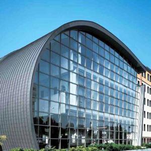 China Aluminum Sound Insulation Glass Frame Curtain Wall 6mm Curtain Wall Facade System on sale