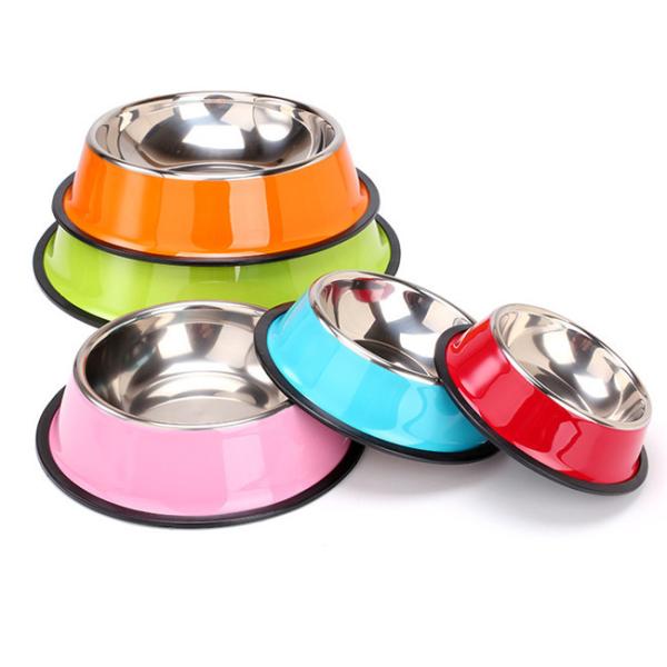 LOGO Printing 200ml Non Spill Dog Bowl 15.2cm Rubber Food Bowl