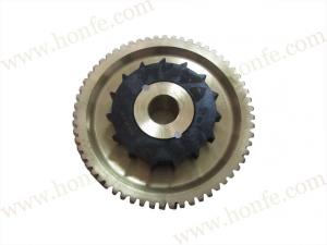 China PS0401 Weaving Sulzer Loom Spare Parts Worm Wheel / Gear 911-510-111 ISO9001 on sale