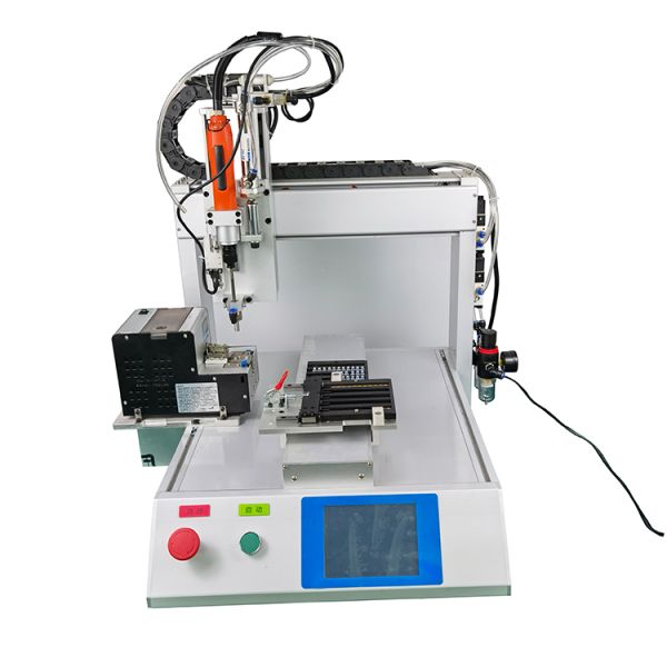 Full-automatic 3 Axes Robot High Precision Auto Feeding Screwdriver Machine with Two Working Tables