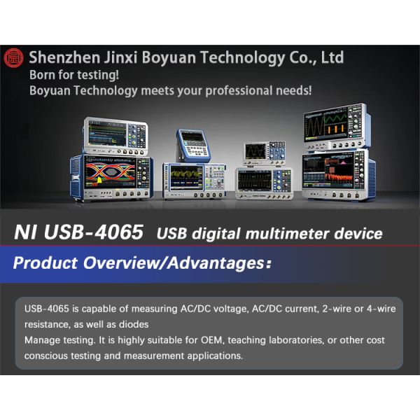 NI-USB-4065 300V 6 1/2 Digit USB Connected Digital Multimeter Electronic Measuring Instrument