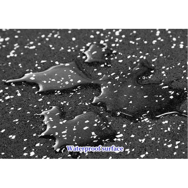 E-PURCHASING 0.56 Inch Thick Exercise Equipment Mats 6 Tiles EVA Foam Mats with Rubber Top Interlocking Rubber Floor