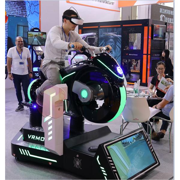 Racing Roller Coaster 9D VR Chair VR Remote Movie Power For Shopping Mall