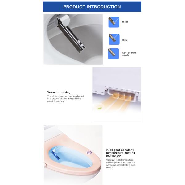 PP Material Intelligent Toilet Seat Cover Water And Soap Are Easy To Wash