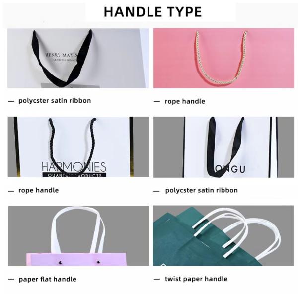Custom Gift Packing Paper Bag Flower Packing Paper Bag Matte Capping