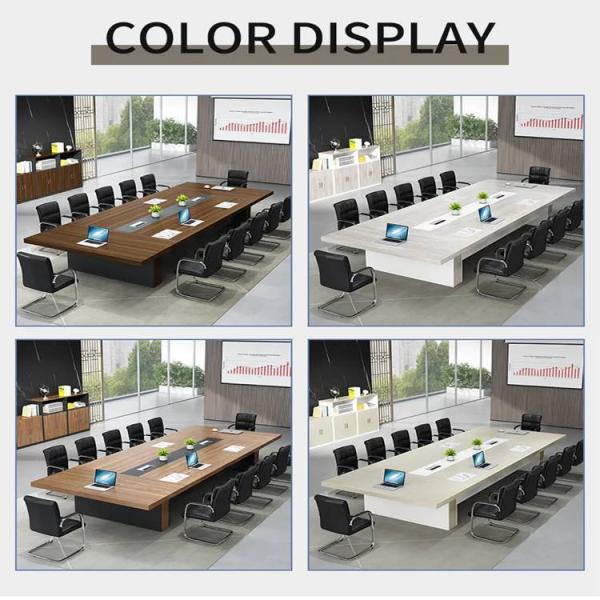 E1 MDF/MFC Melamine Board Huge Meeting Table Modern Conference Table for Multifunctional