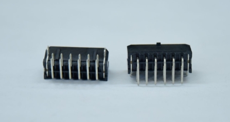 Side-Inserted Double Row Header Tinned 100u'' Terminals