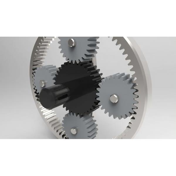 Tread High Torque AGV Spare Parts Solid rubber Planetary AGV Gearbox Wheels
